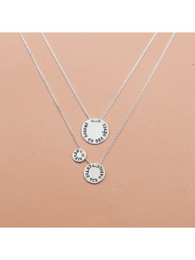 Les pensées pendentif 13, 9 et 6 mm