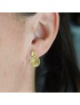 Boucles d'oreille double Pépites