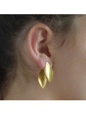 Boucles d'oreille feuilles dansantes