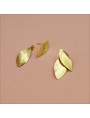 Boucles d'oreille feuilles dansantes