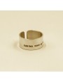 Bague manchette large